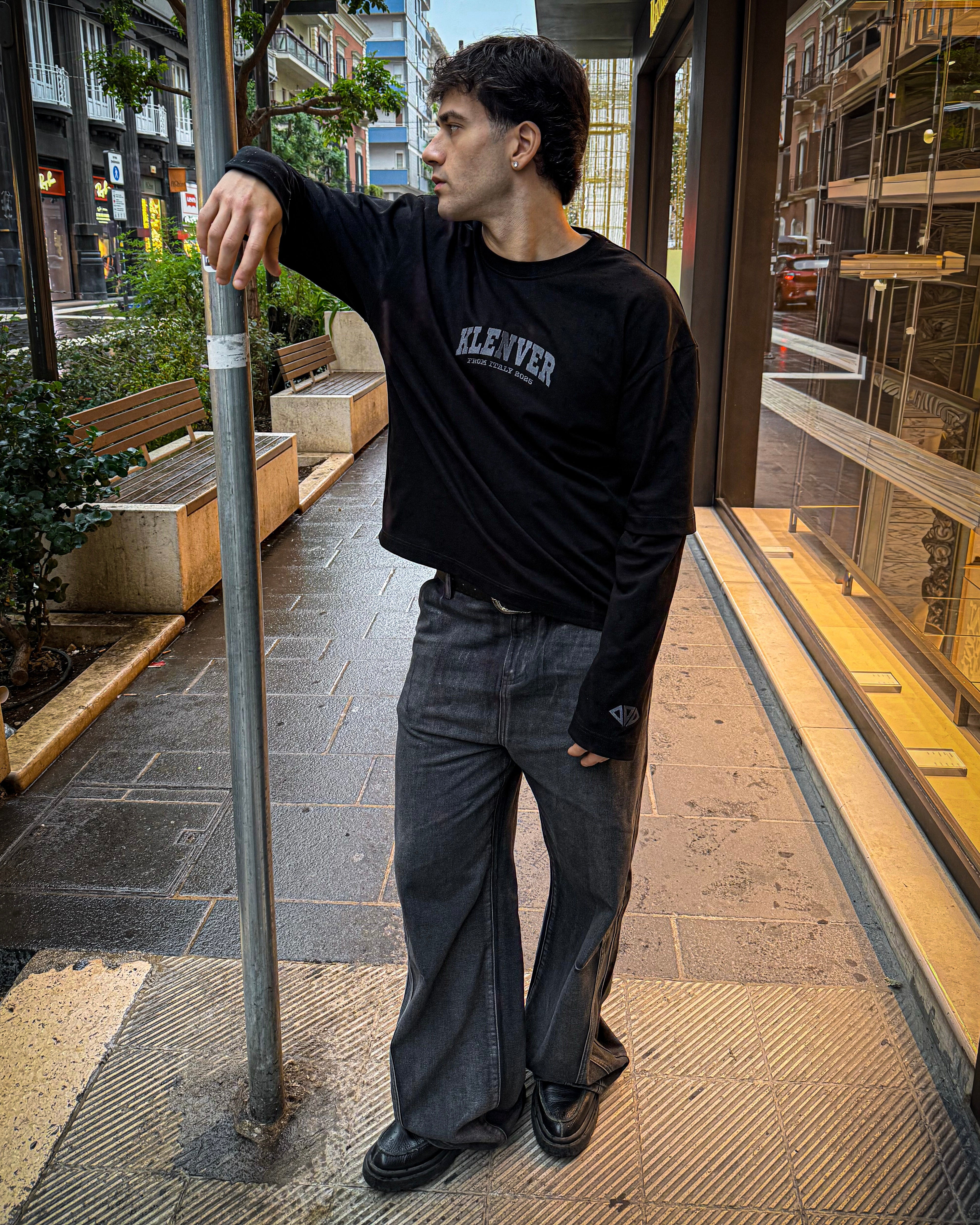 LONGSLEEVE DARK  BLACK