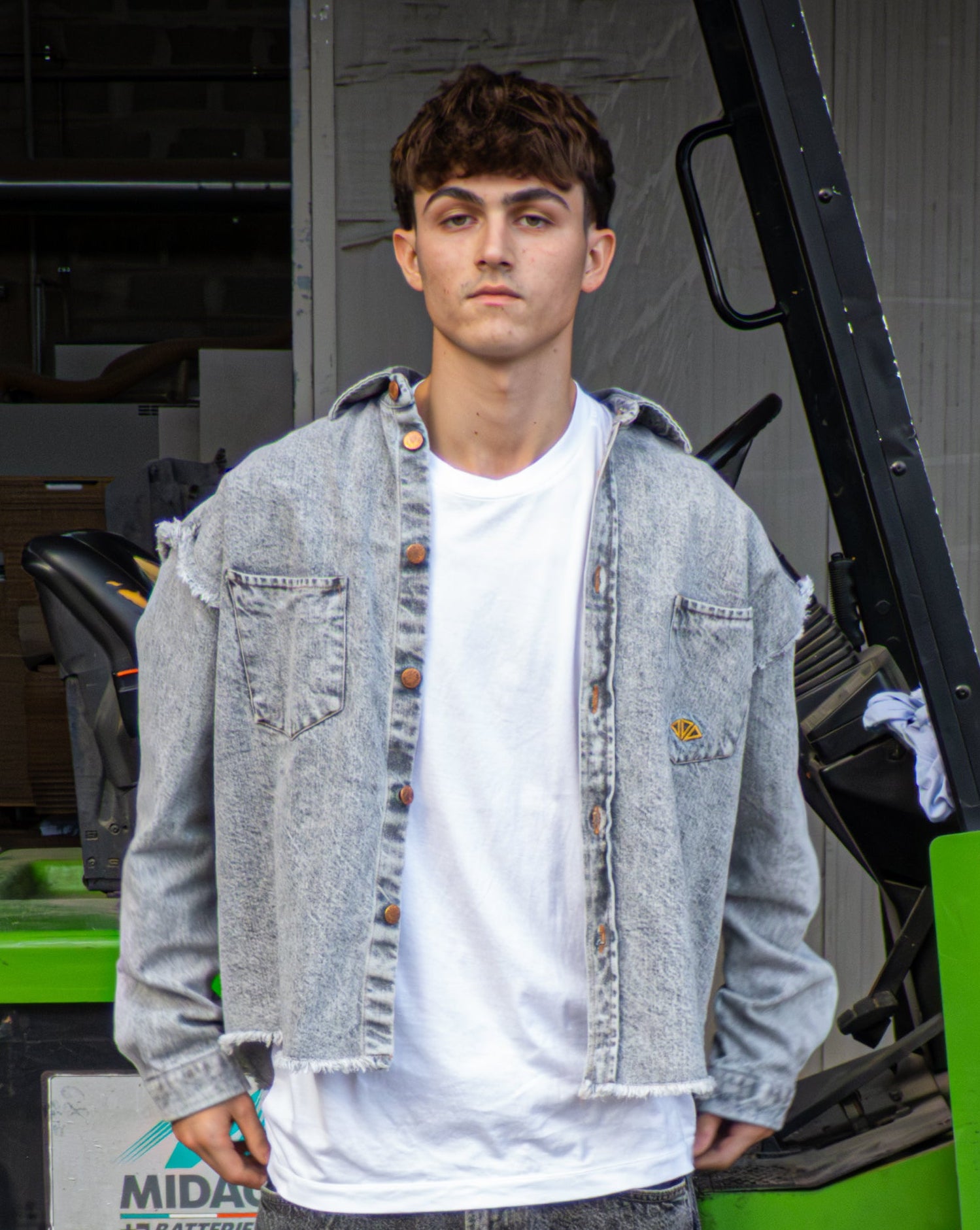 DENIM ESSENTIAL - WASHED JACKET