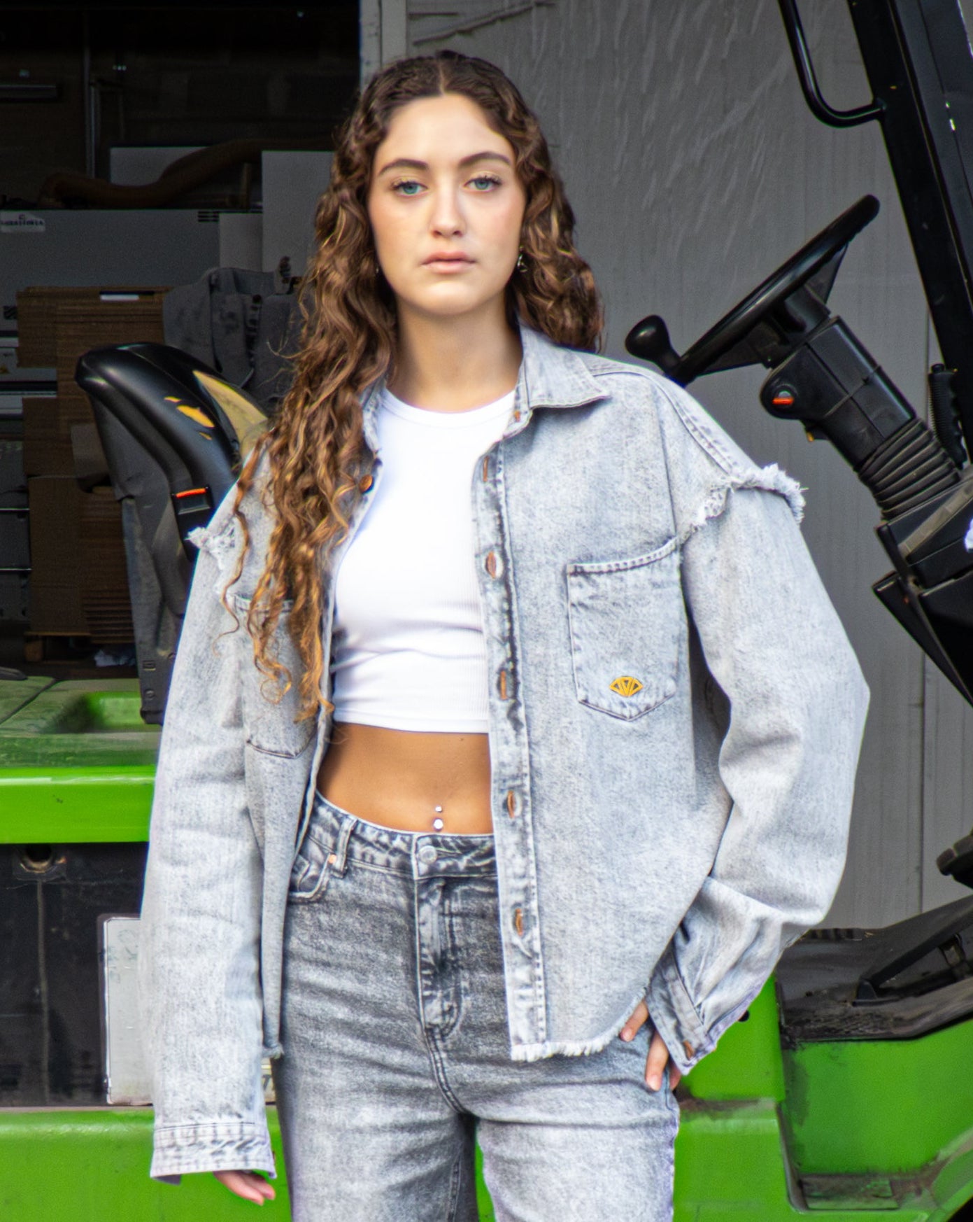 DENIM ESSENTIAL - WASHED JACKET